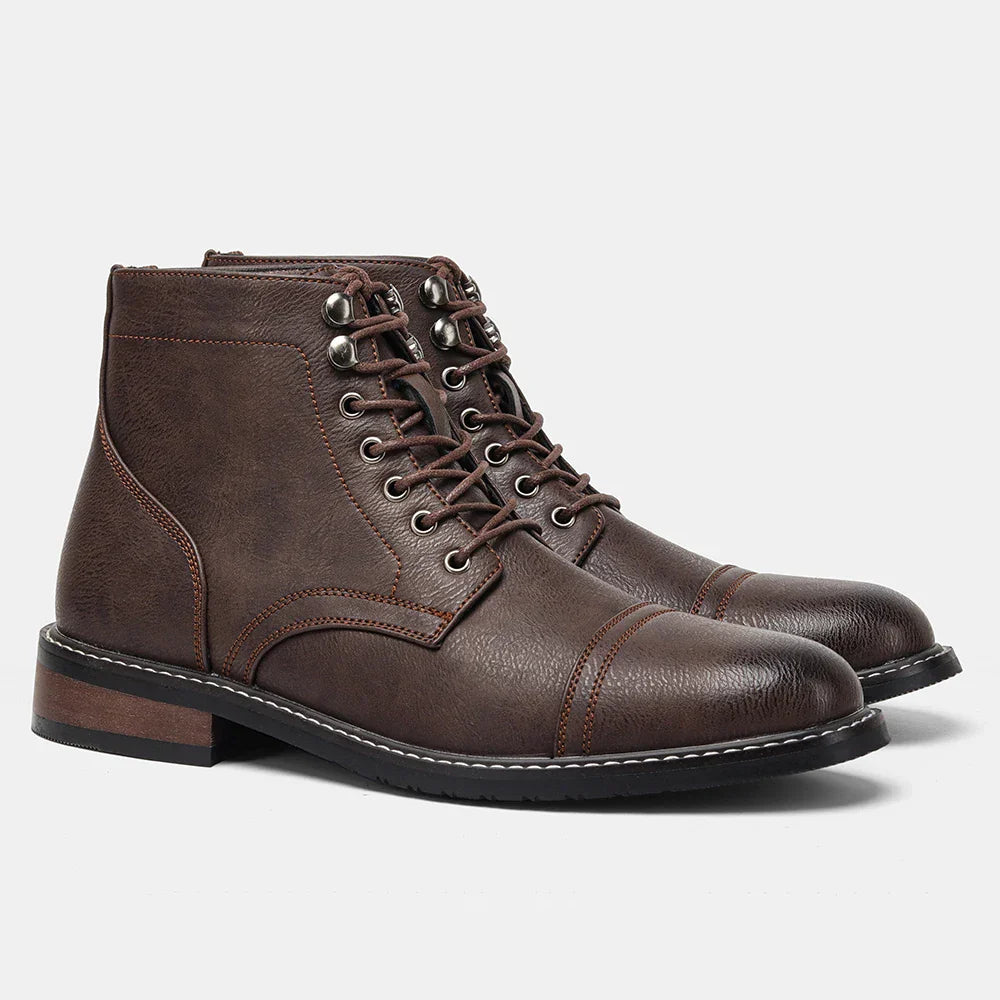 LUCIANO | VINTAGE DERBY LAARS MET NEUSKAP