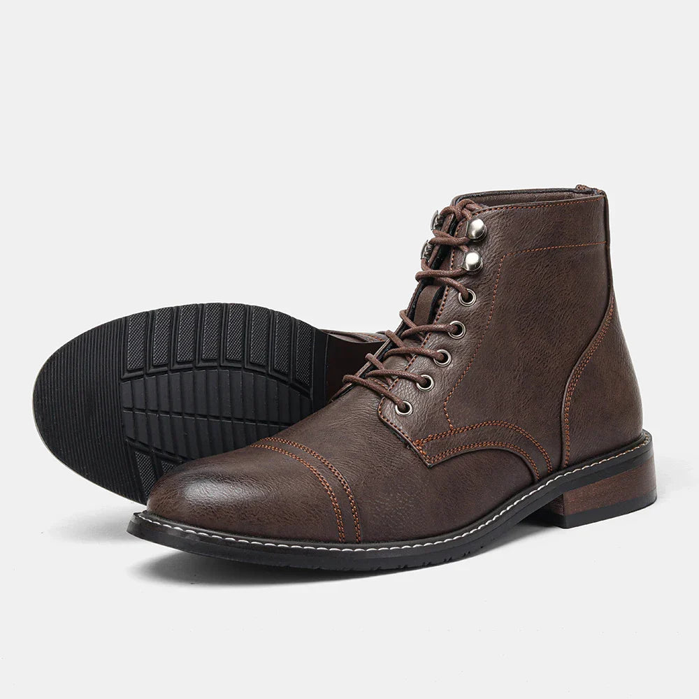 LUCIANO | VINTAGE DERBY LAARS MET NEUSKAP